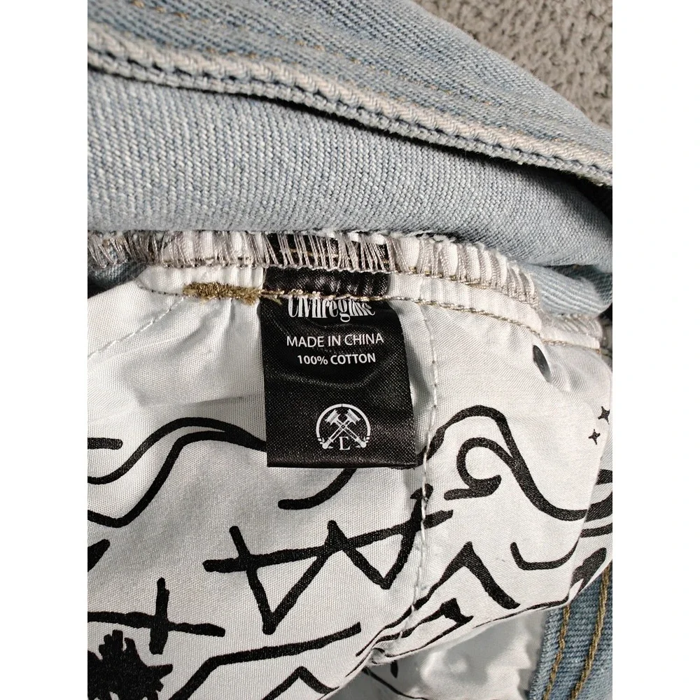 Civil‎ Regime Denim Jean Cargo Shorts Mens 32 Blue Carpenter Workwear New